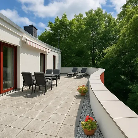 公寓 Penthouse Am Goethepark - & *