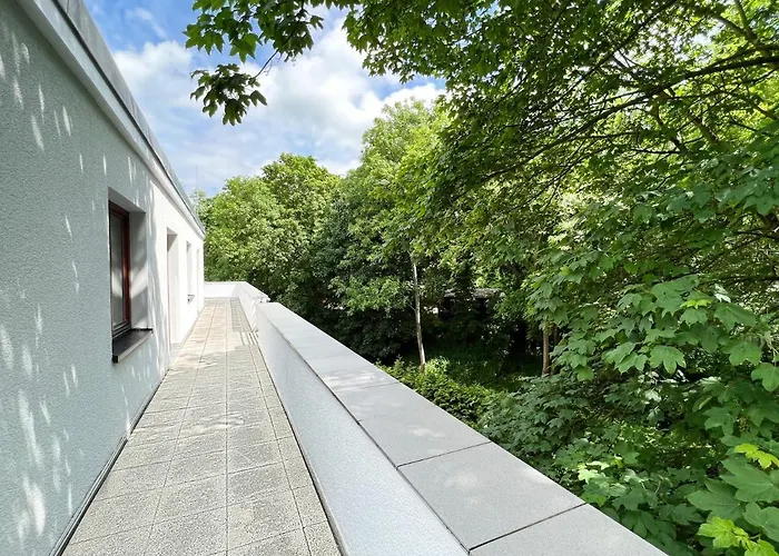 公寓 Penthouse Am Goethepark - &