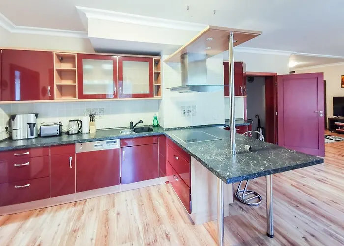 Penthouse Am Goethepark - & Daire